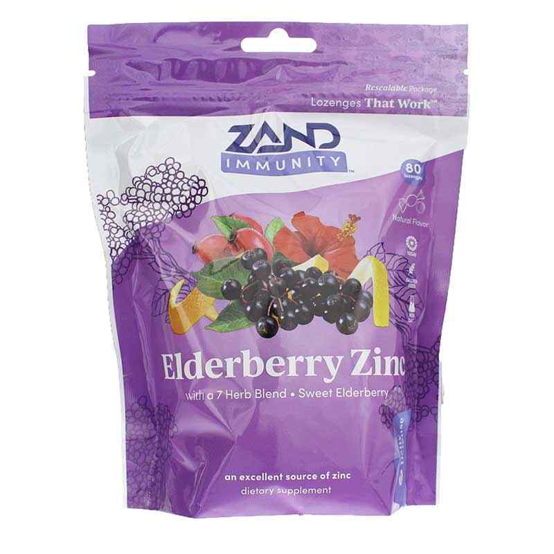 Elderberry Zinc Herbalozenge, Zand